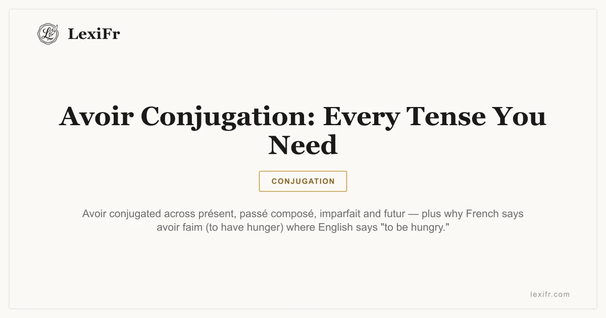 Avoir Conjugation: Every Tense You Need - article illustration