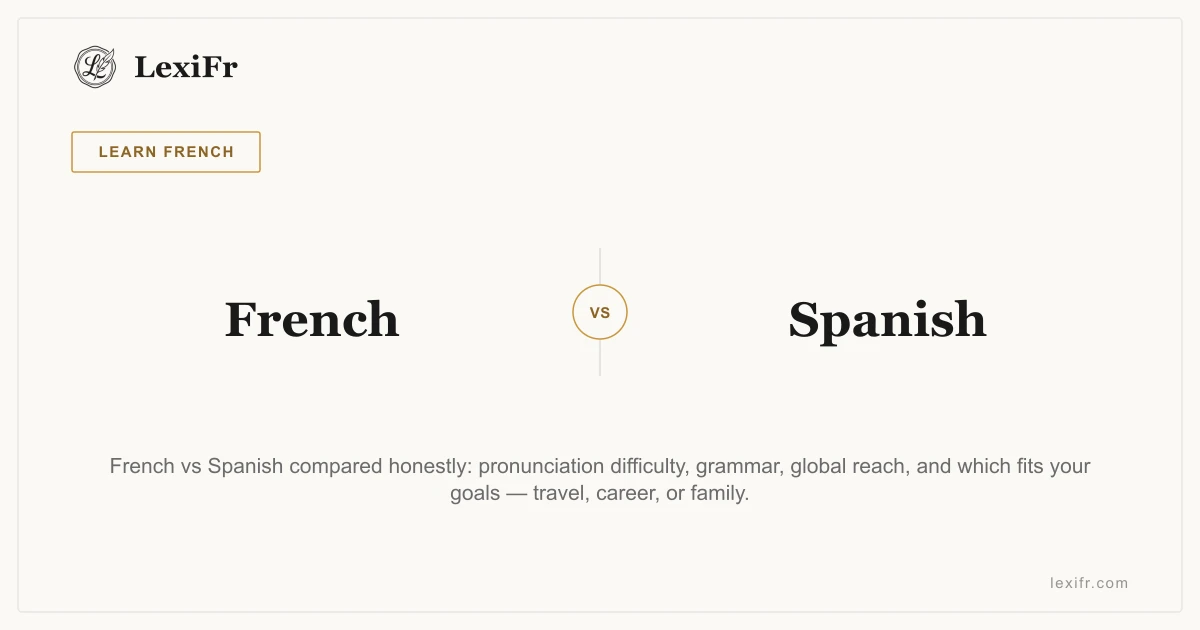French vs Spanish: Which Should You Learn First? - article illustration