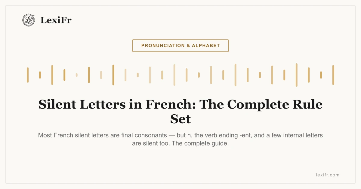 Silent Letters in French: The Complete Rule Set - article illustration